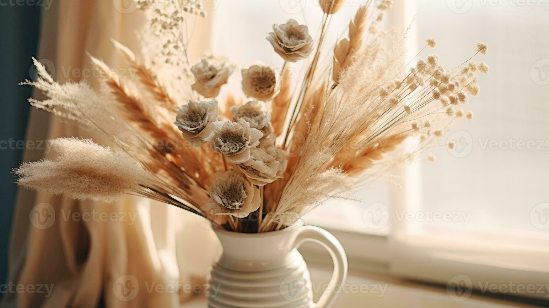 Jarrón con flores secas decoración en el baño, España Fotografía de stock -  Alamy