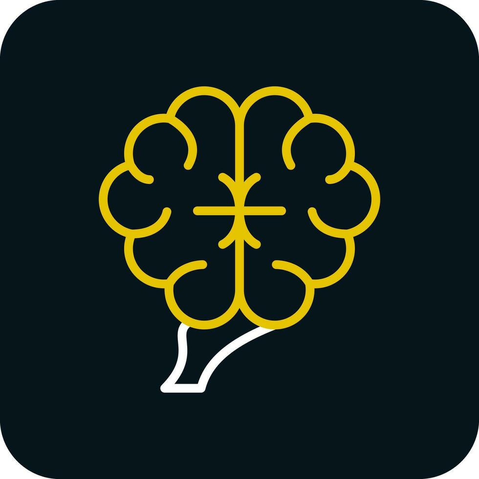 Human brain Vector Icon Design