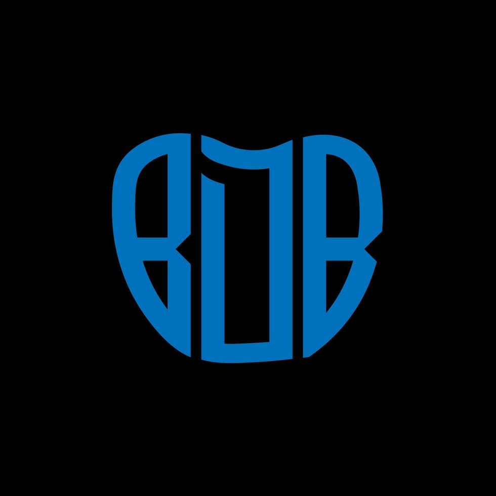 BDB letter logo creative design. BDB unique design. vector