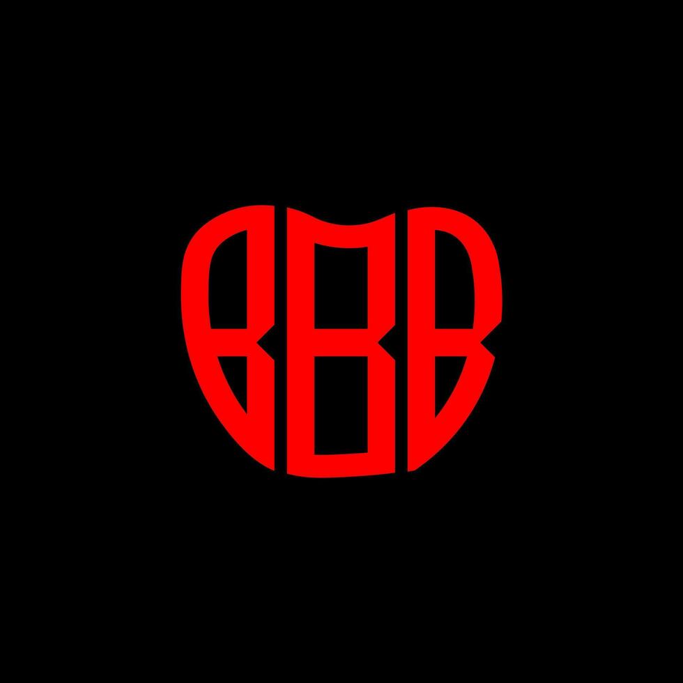 bbb letra logo creativo diseño. bbb único diseño. vector