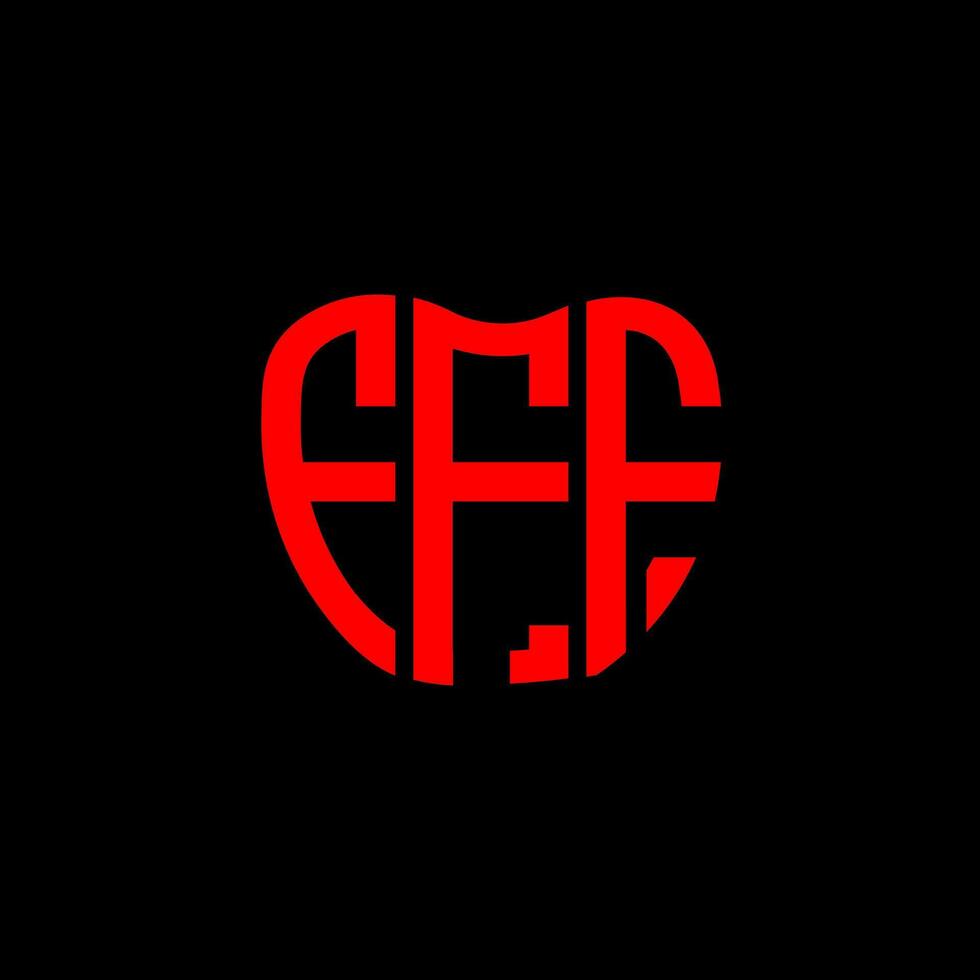fff letra logo creativo diseño. fff único diseño. vector