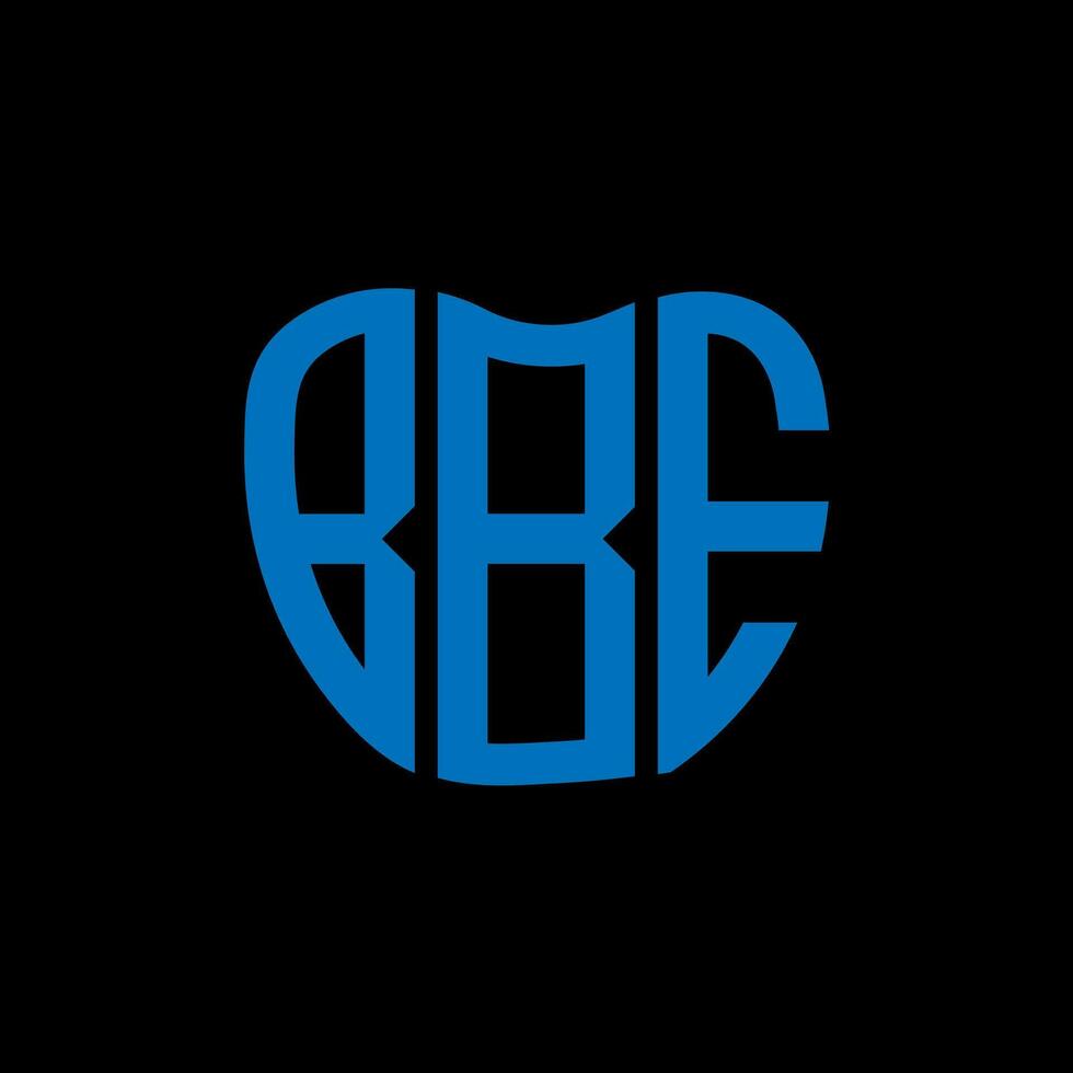 BBE letter logo creative design. BBE unique design. vector