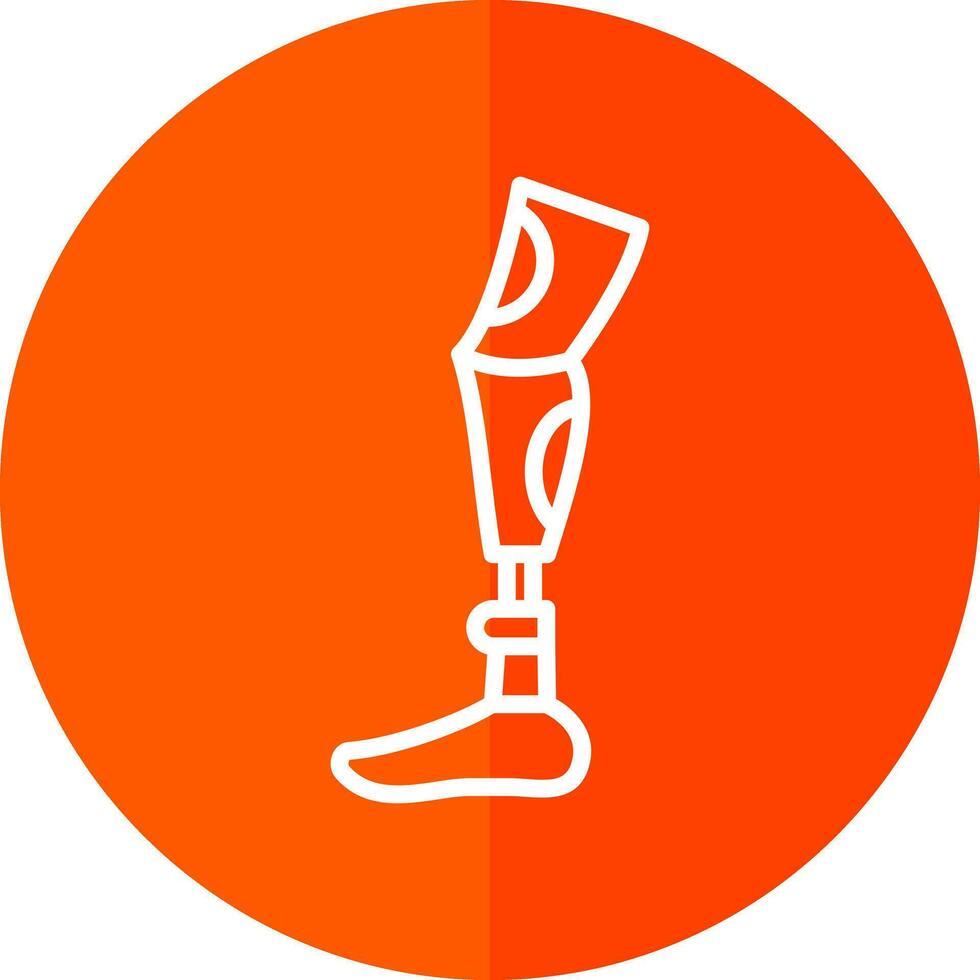 Robot leg Vector Icon Design