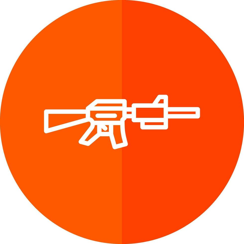 diseño de icono de vector de rifle