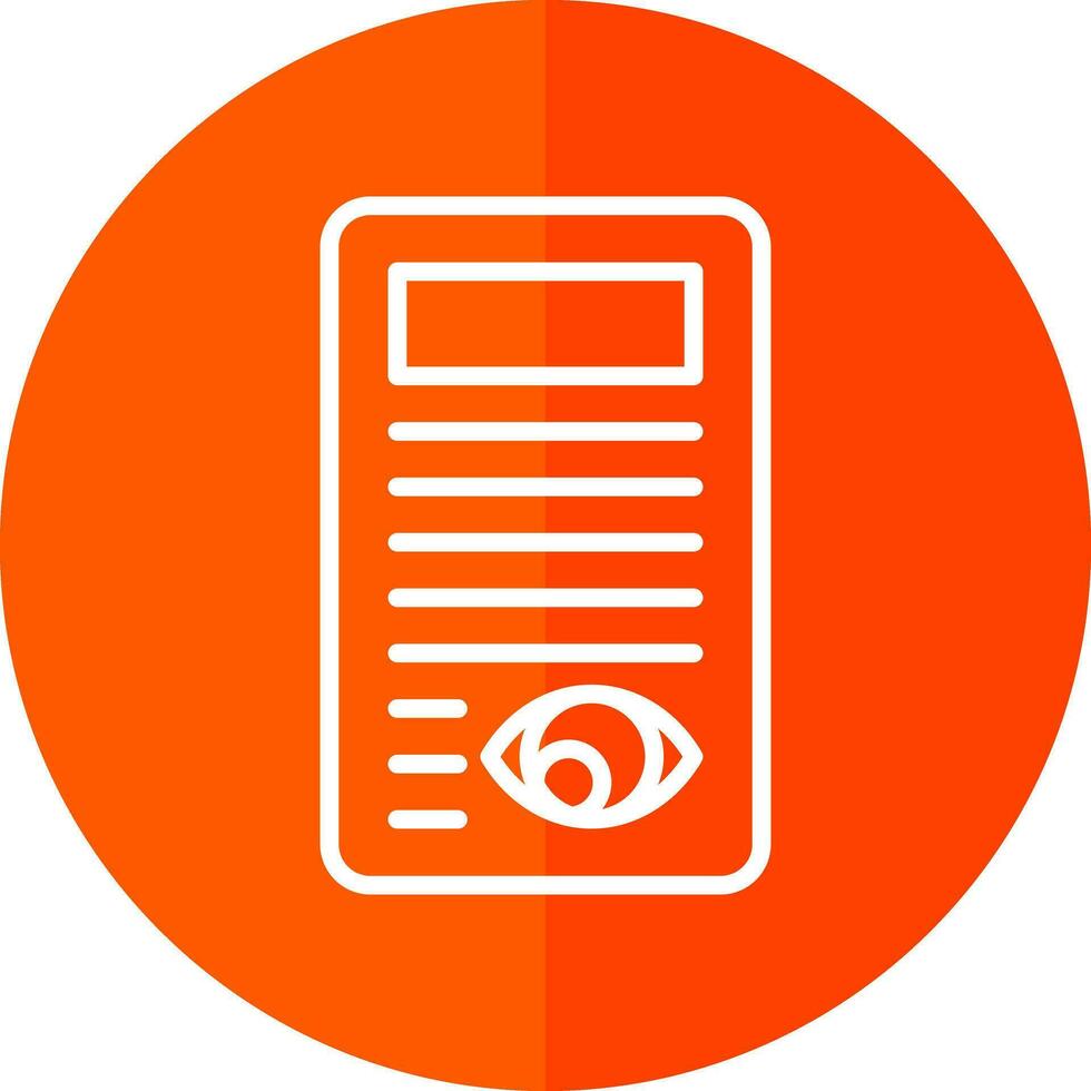 Views Vector Icon Design
