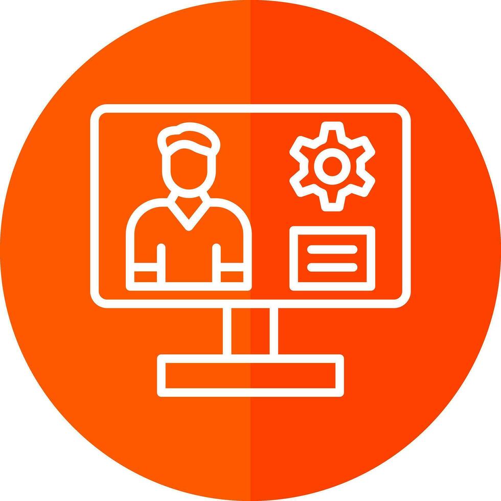 Content management system Vector Icon Design