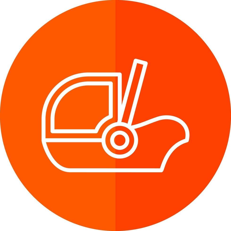 Baby car seat Vector Icon Design