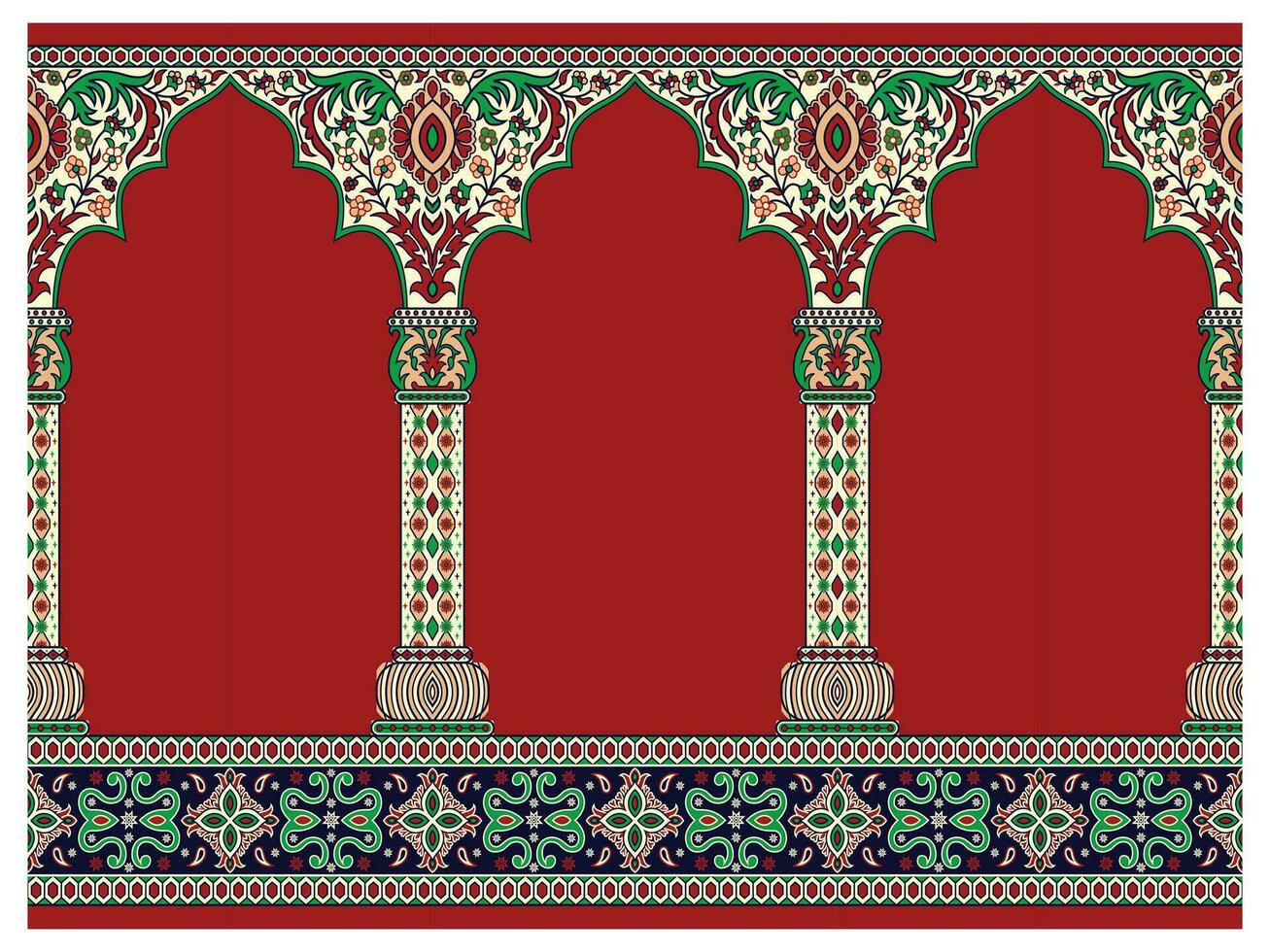 Janamaz carpet vector design 29166391 Vector Art at Vecteezy