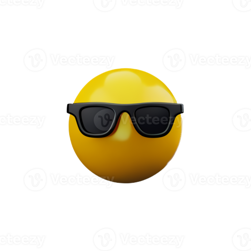 Sun Cute Summer AI Generative png