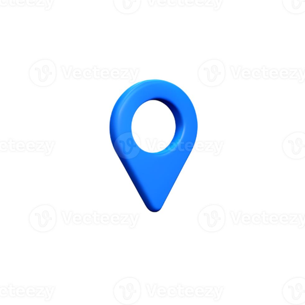Icon Location Map AI Generative png