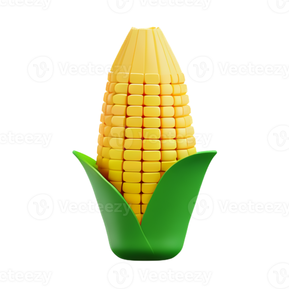 Sweetcorn Food Cob  AI Generative png