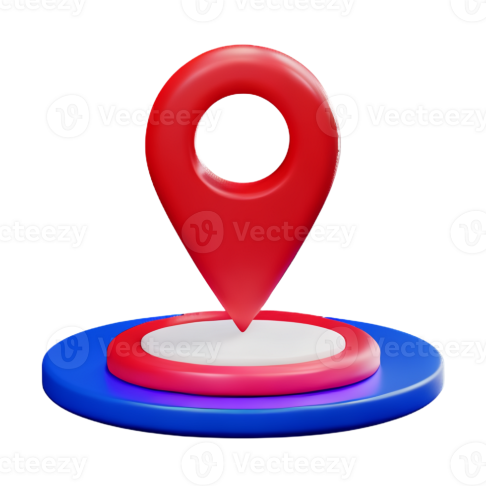 Icon Location Map AI Generative png