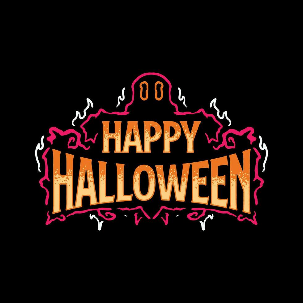 Halloween poster design vector