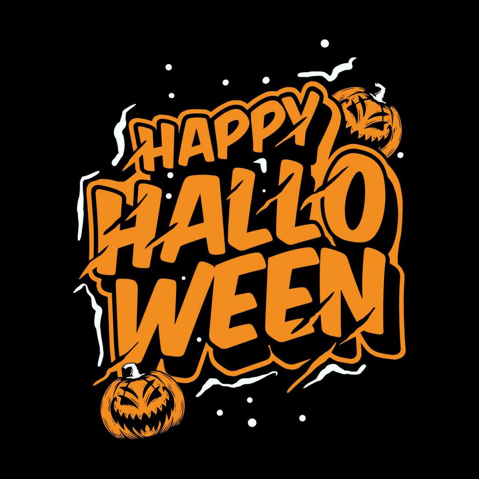 Halloween poster design vector