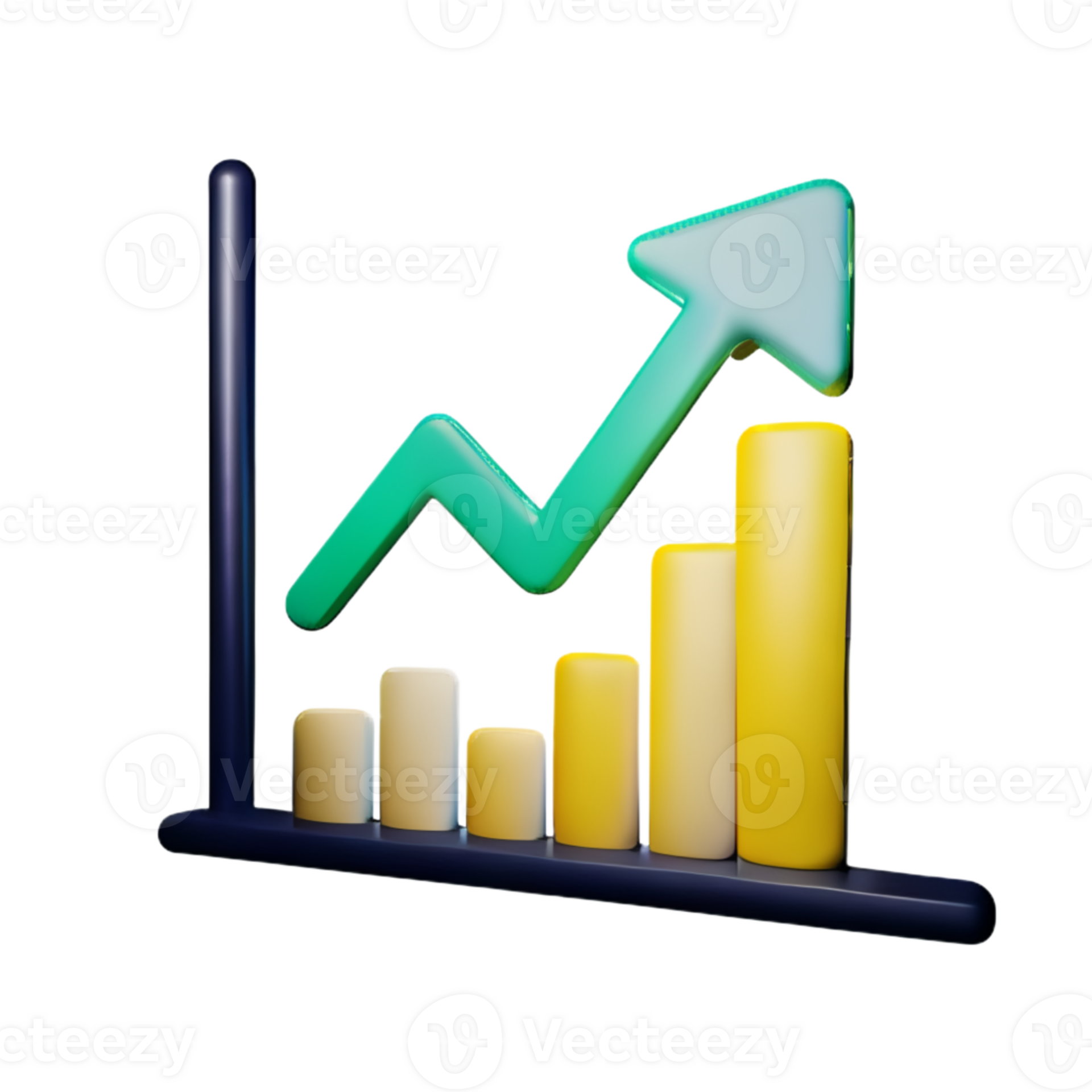 Graph ChartBar Stock AI Generative 29166727 PNG