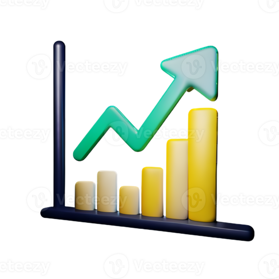 Graph Diagrammleiste Lager ai generativ png