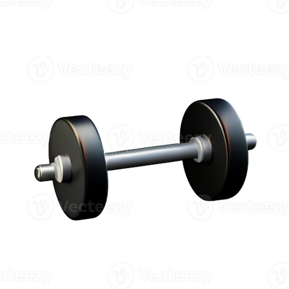 Dumbbell Fit Gym AI Generative png