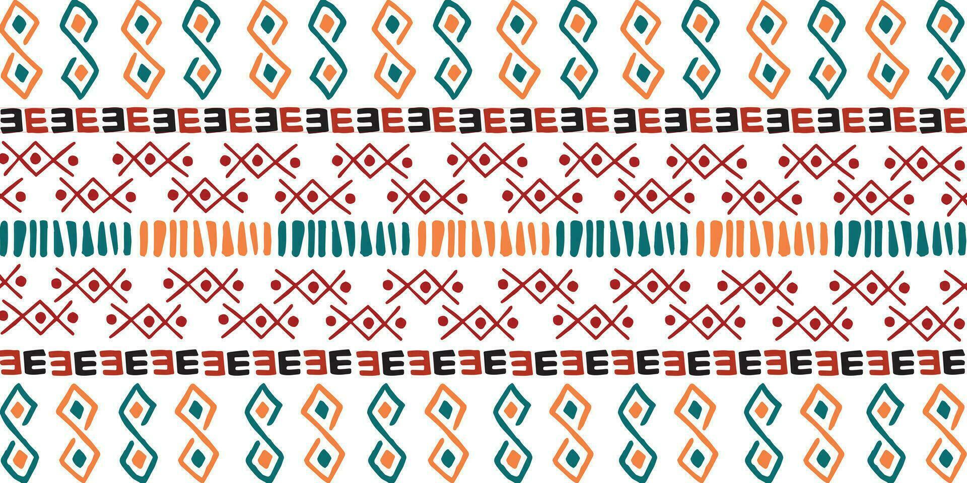 trendy traditional pattern background design vector