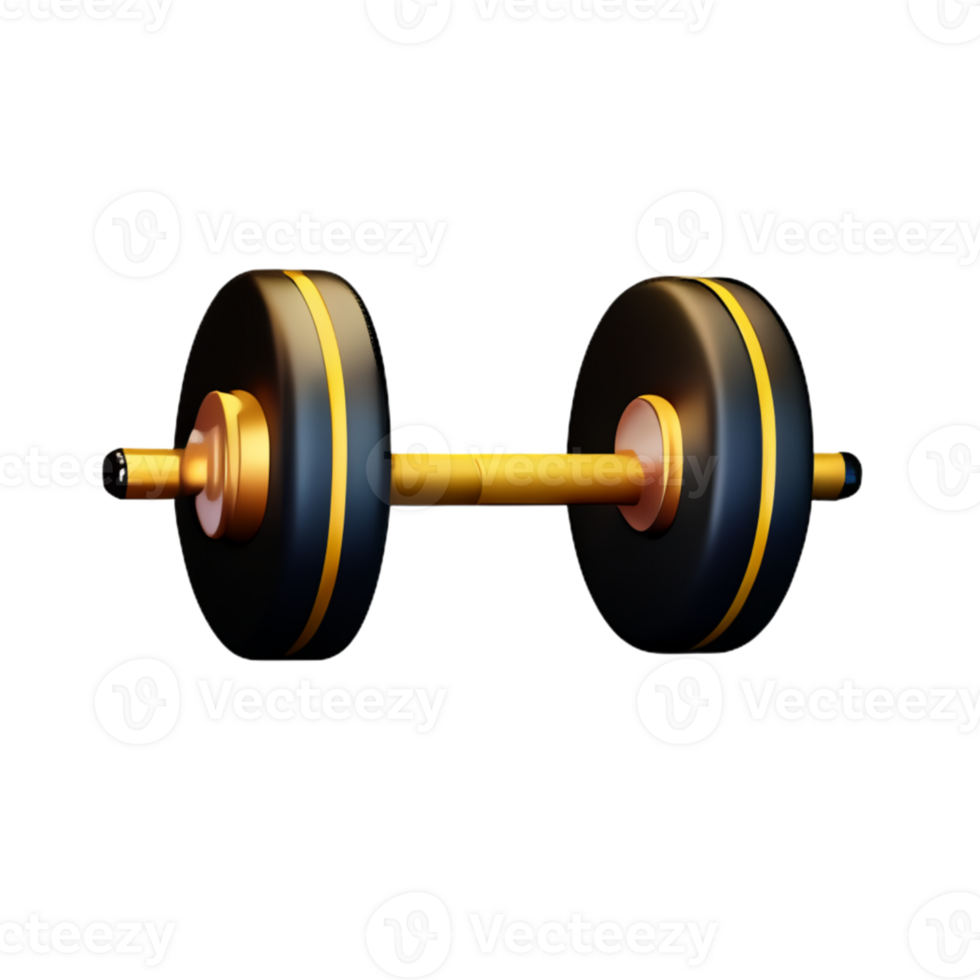 Dumbbell Fit Gym AI Generative png