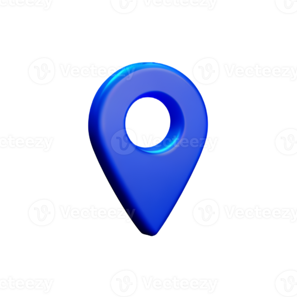 Icon Location Map AI Generative png