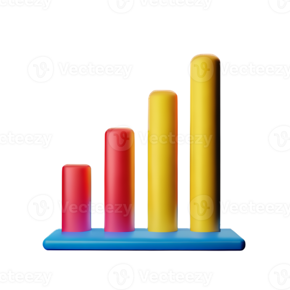 Graph ChartBar Stock AI Generative png