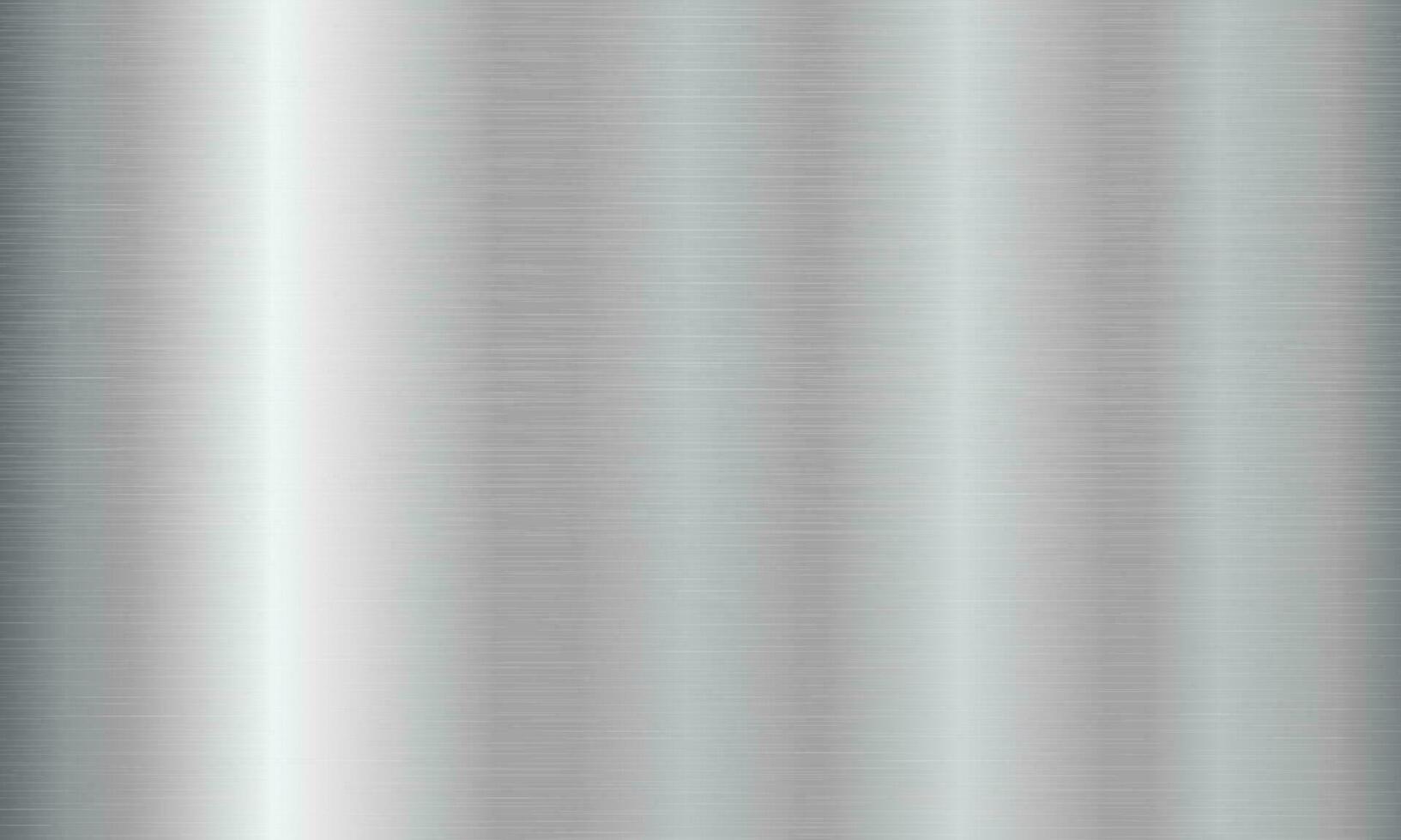 Silver metal texture background. Aluminium plate. Metallic texture effect. Steel background. Vector illustration