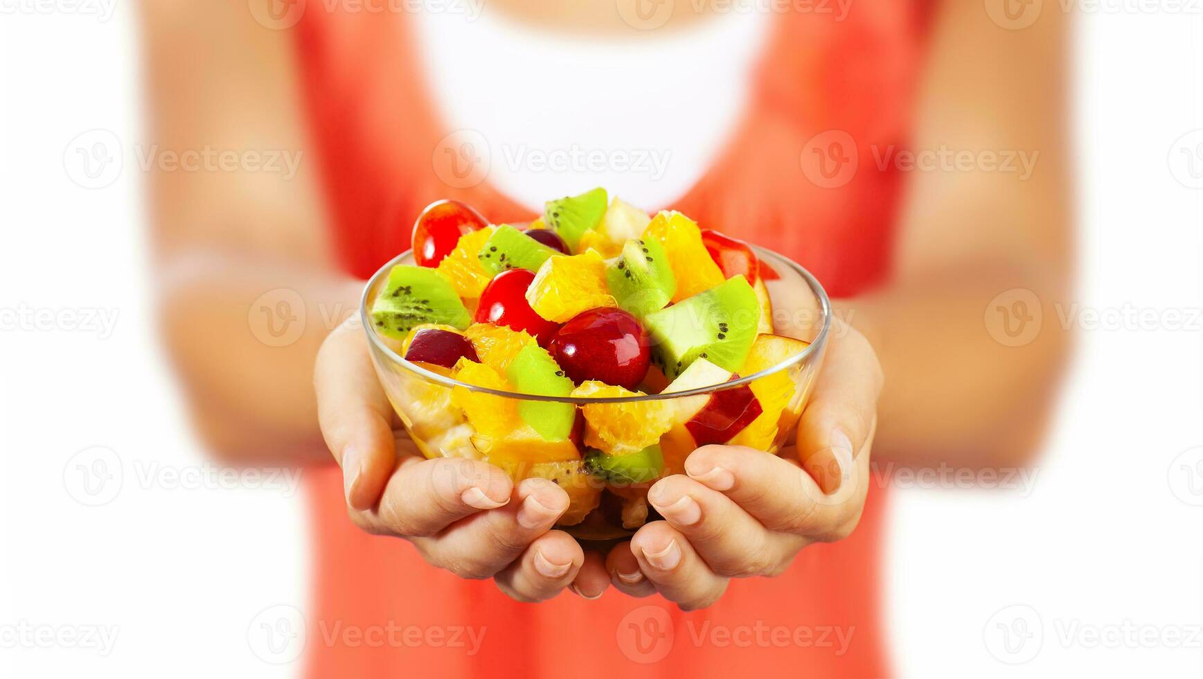 ensalada de frutas saludable foto