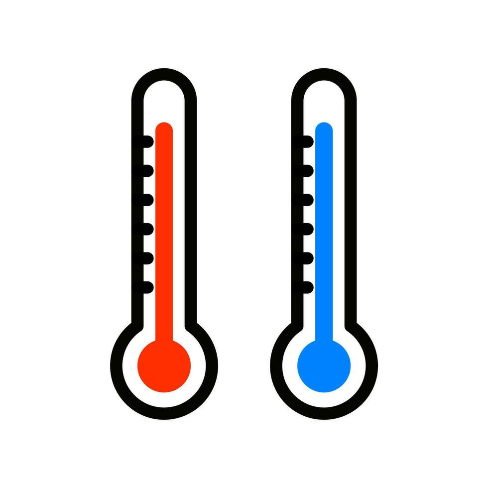 ilustración de un sencillo temperatura medición dispositivo diseño ese es adecuado para varios diseño proyecto necesidades vector