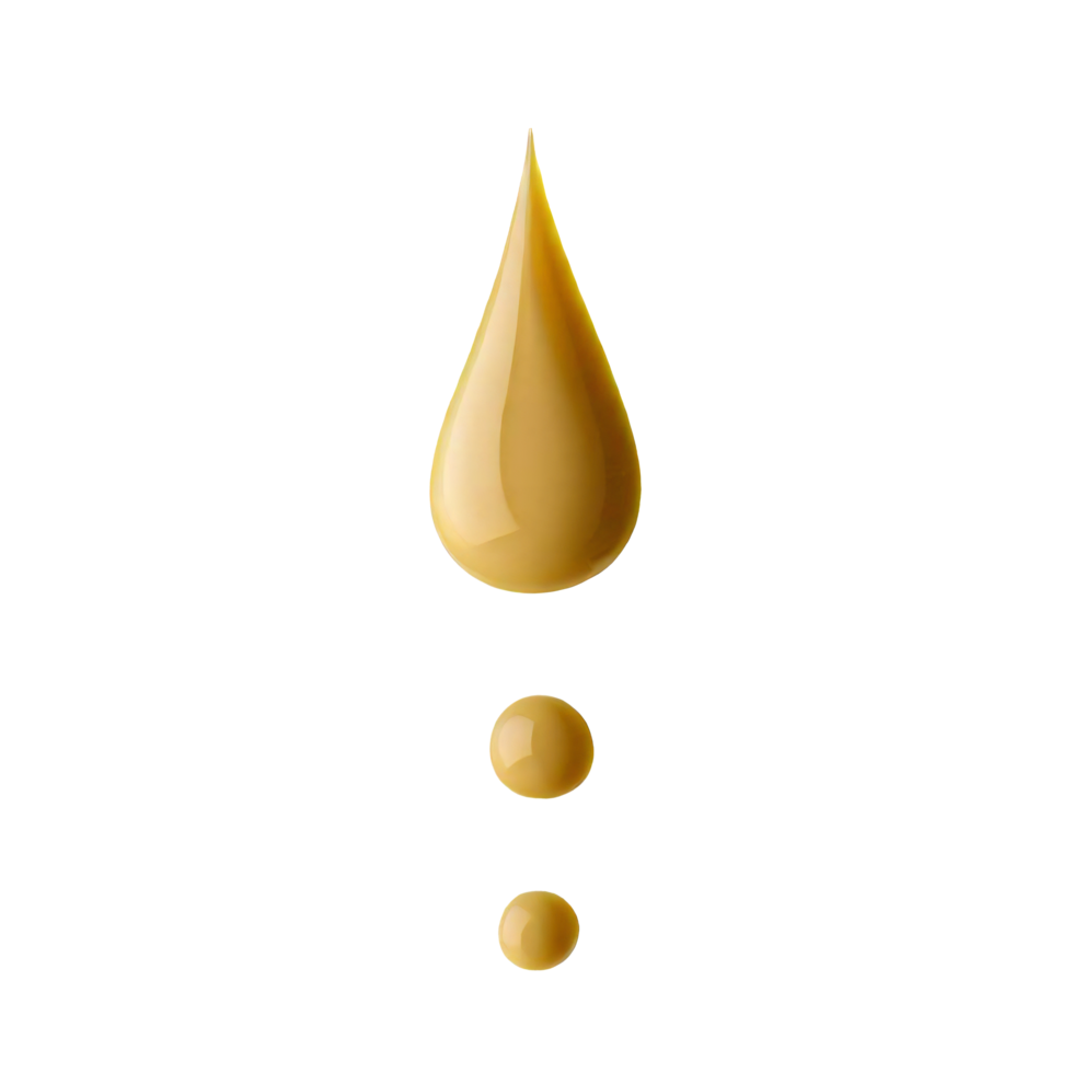 Sweet honey or olive oil drops. AI Generated png