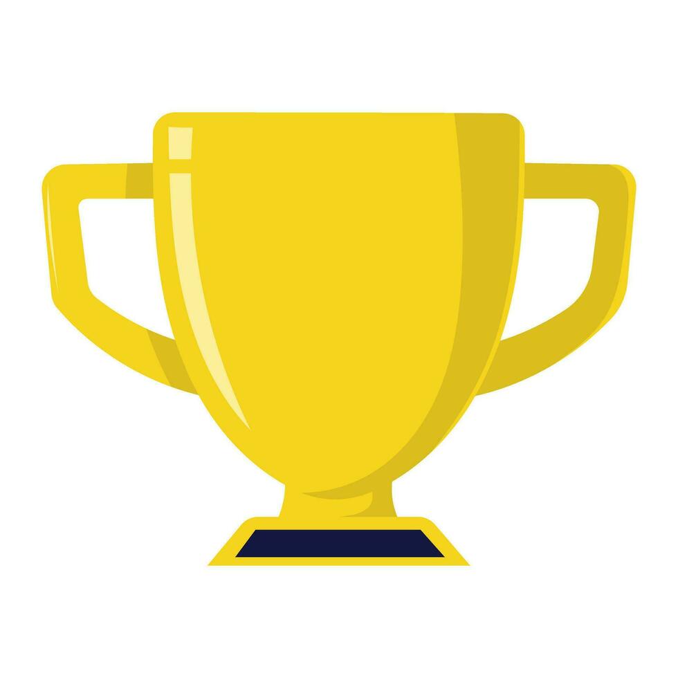 trophy winners award vector
