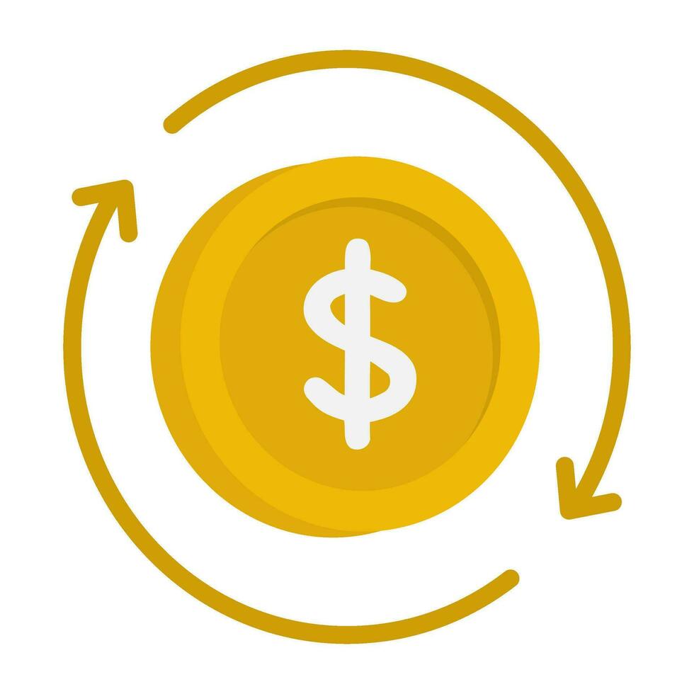 money cash flow vector concept