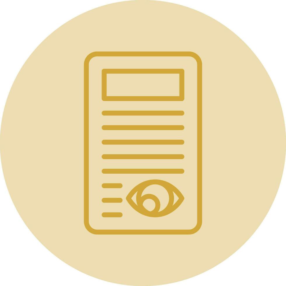 Views Vector Icon Design