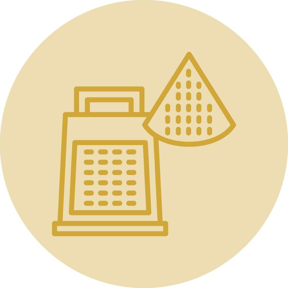 Cheese grater Vector Icon Design