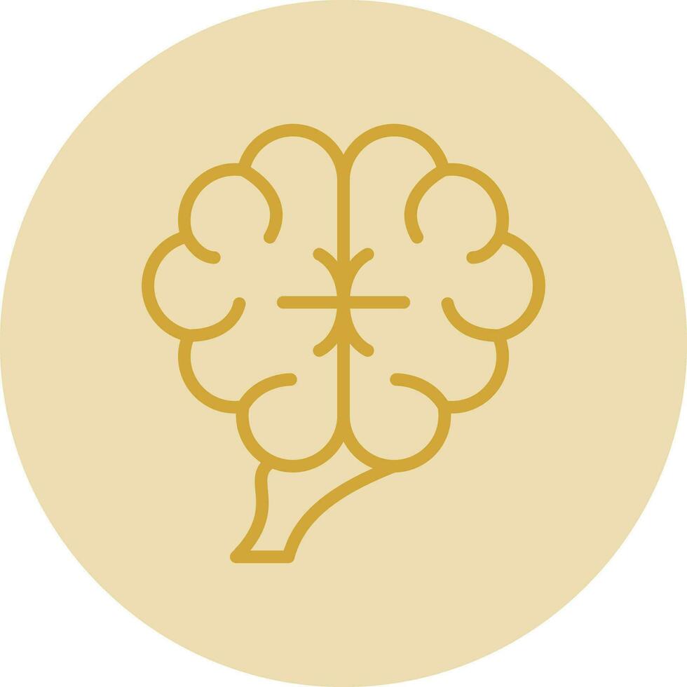Human brain Vector Icon Design