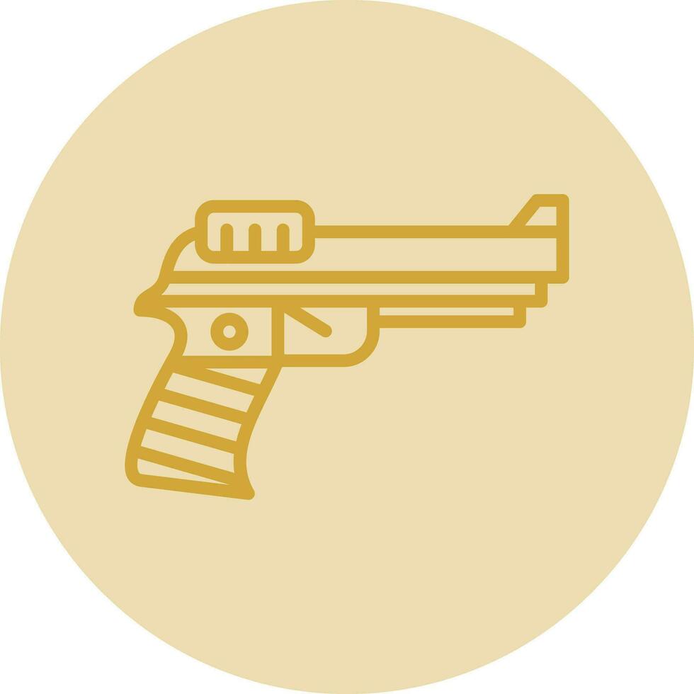 pistola vector icono diseño