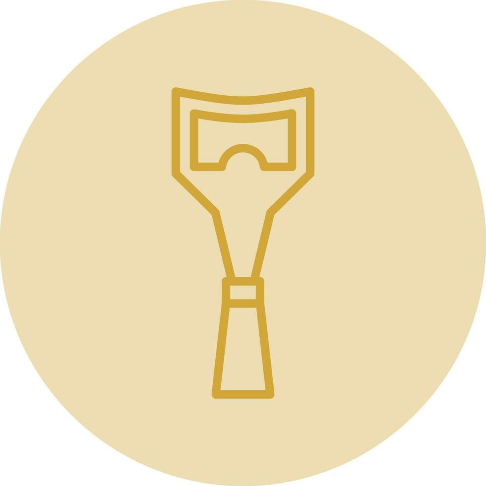 Bottle opener Vector Icon Design