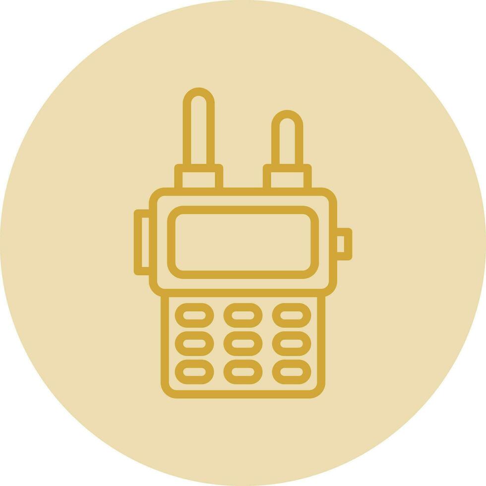 Walkie talkie Vector Icon Design