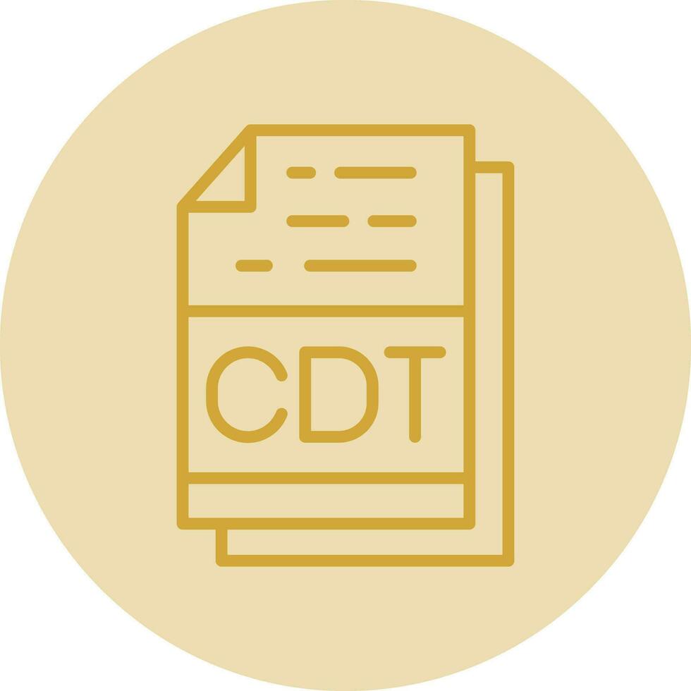Cdt Vector Icon Design