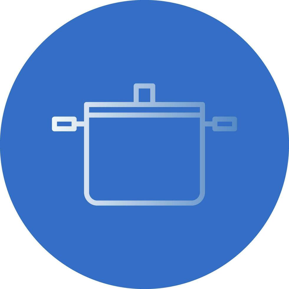 Cooking pots Vector Icon Design
