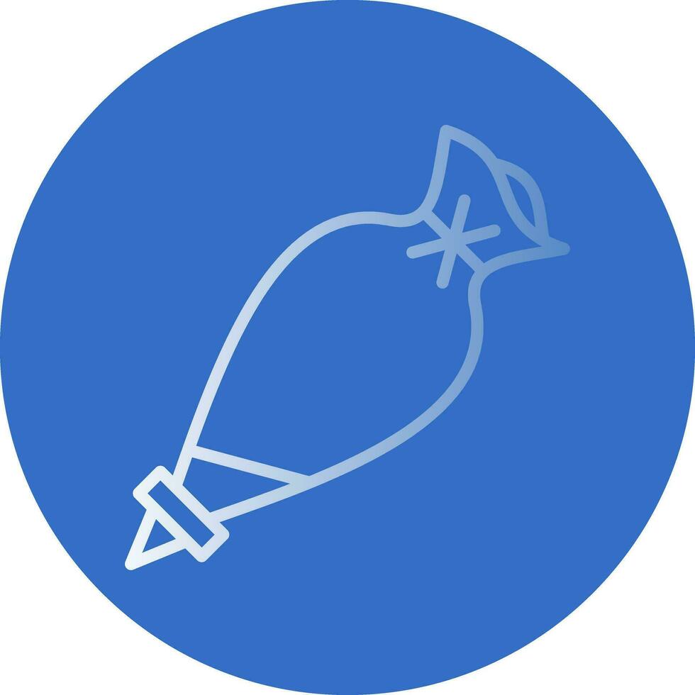 Pastry bag Vector Icon Design