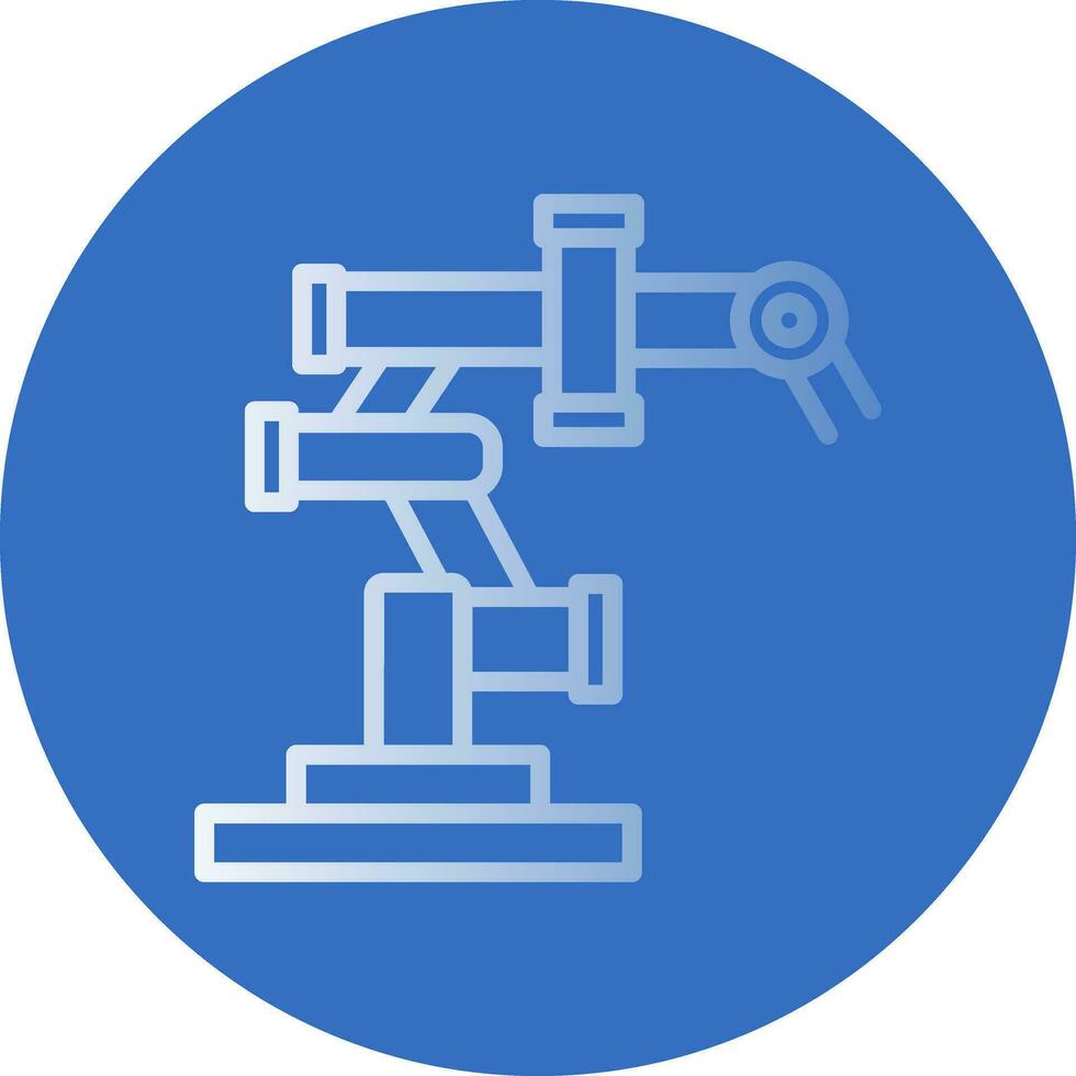 Robotic arm Vector Icon Design