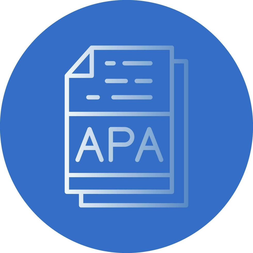 Apa Vector Icon Design