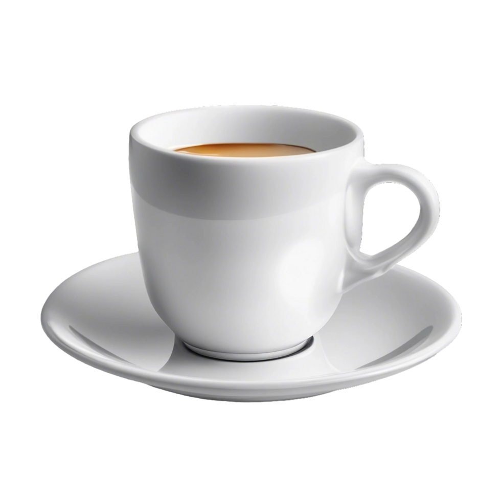 A cup of milk tea on transparent background PNG AI Generated