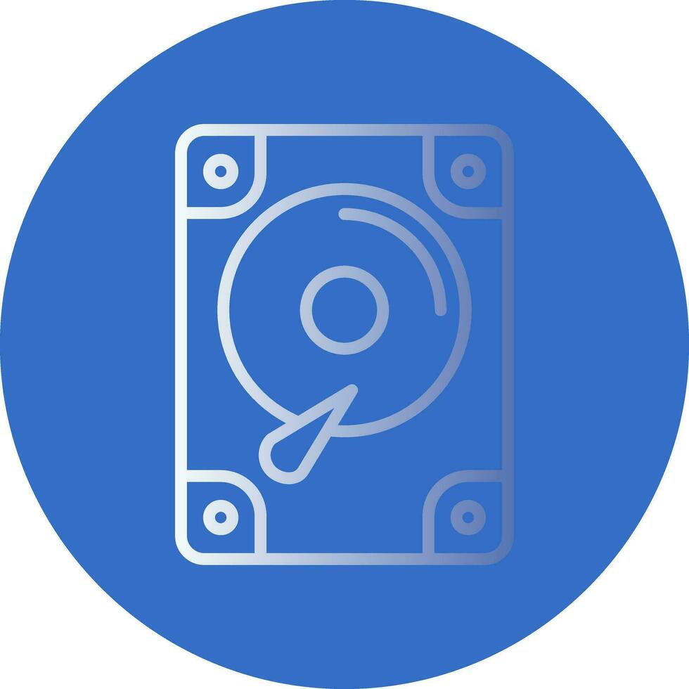 Hard disk drive Vector Icon Design