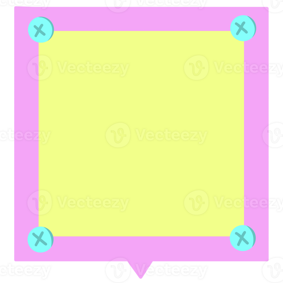 Pink Text box png