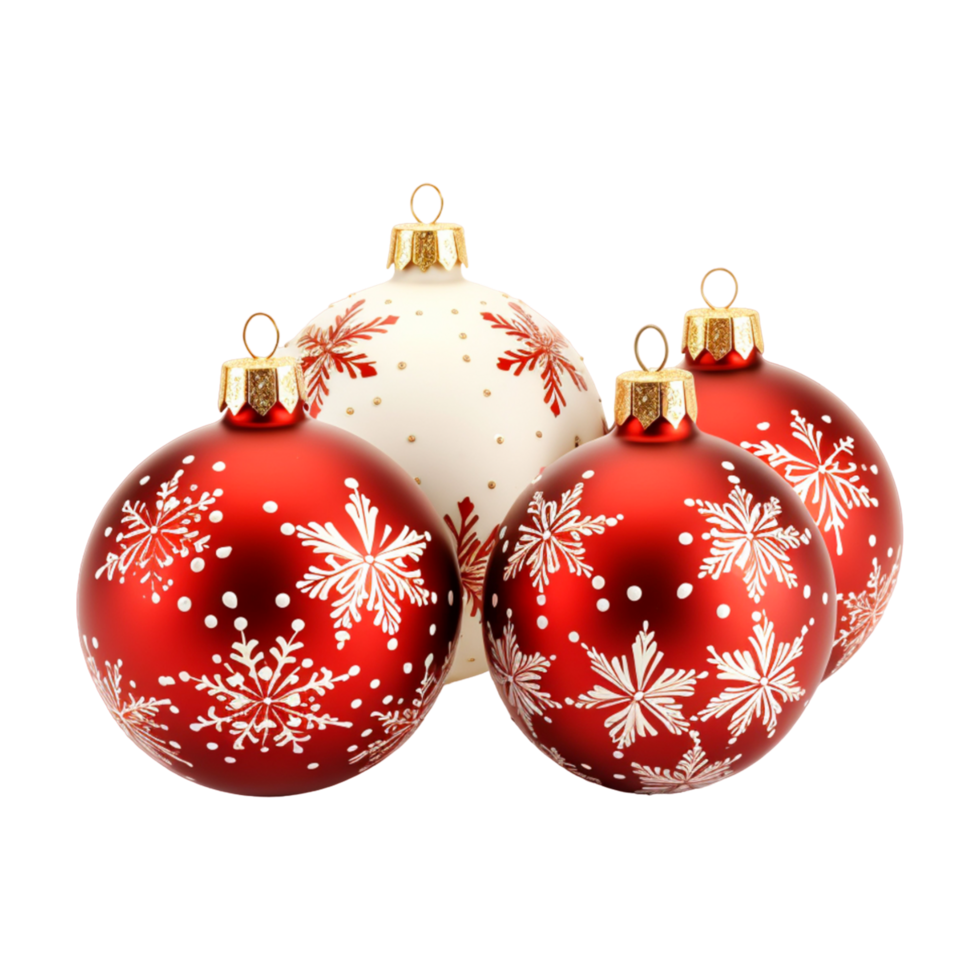 Christmas Ornaments Ai Generative png