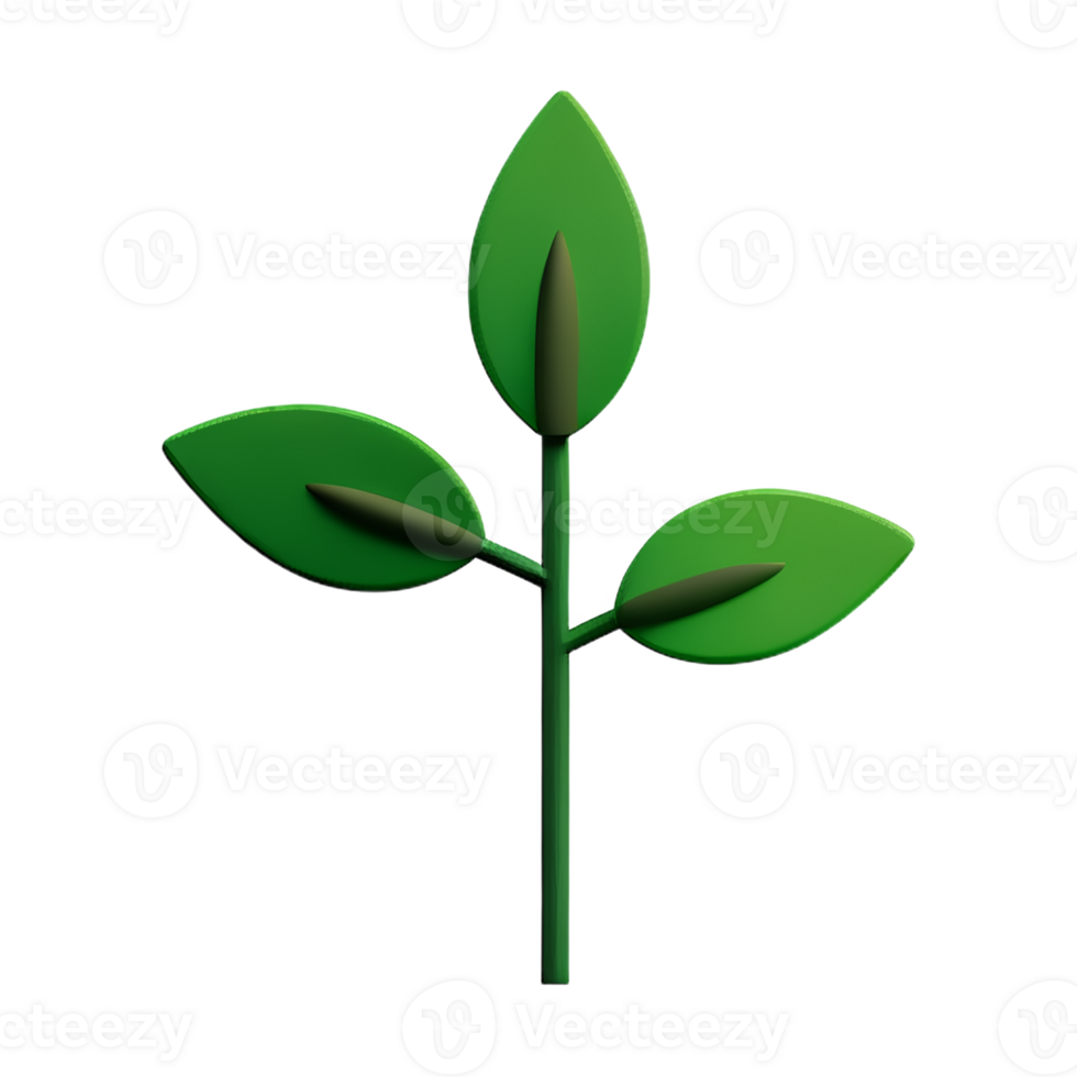 herbs 3d rendering icon illustration png