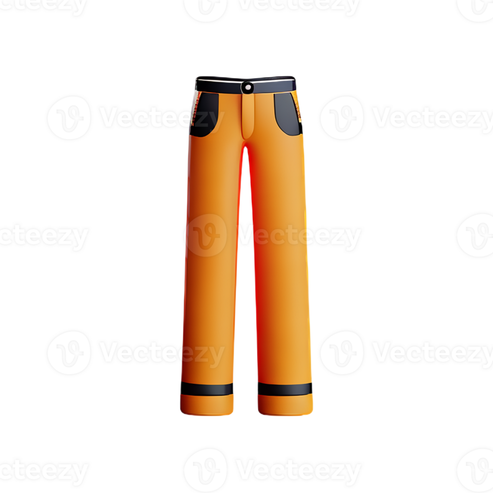 pants 3d rendering icon illustration png