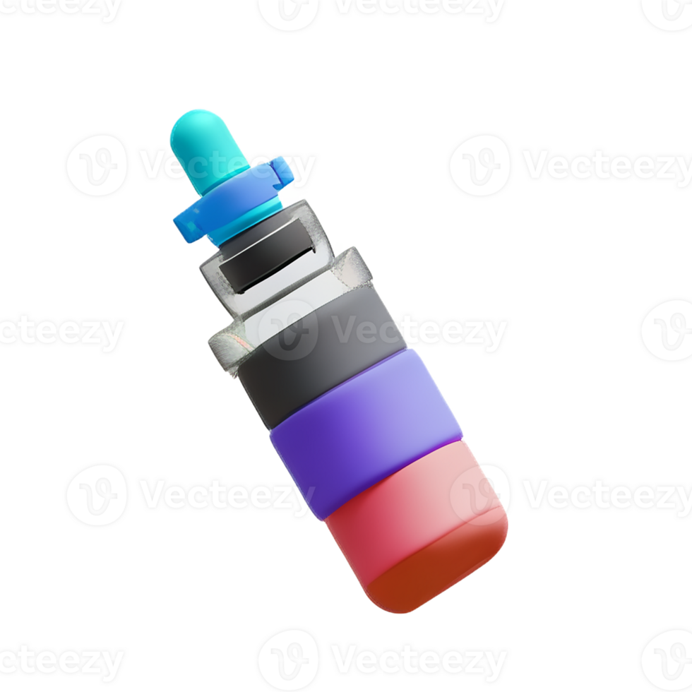 vape 3d rendering icon illustration png