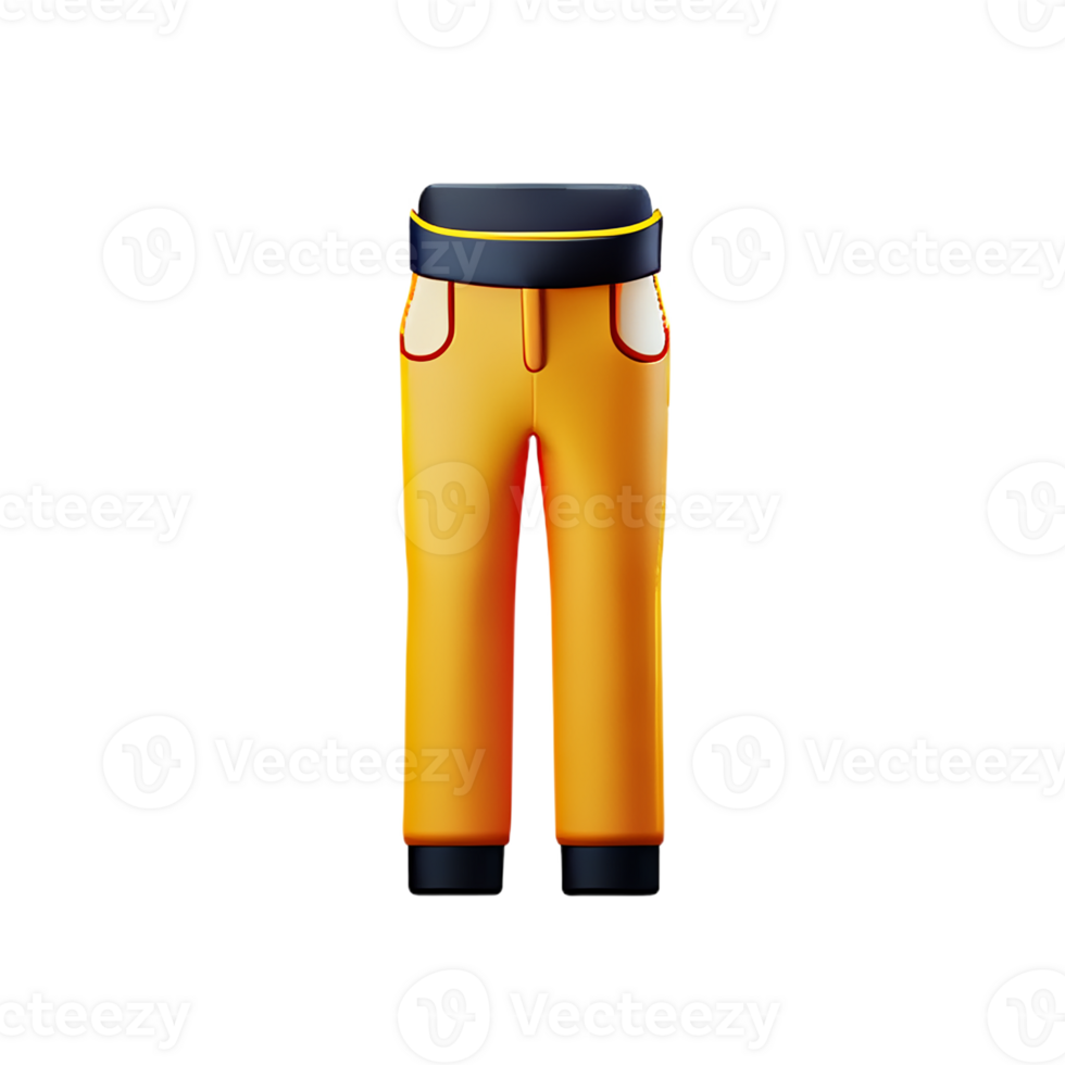 pants 3d rendering icon illustration png